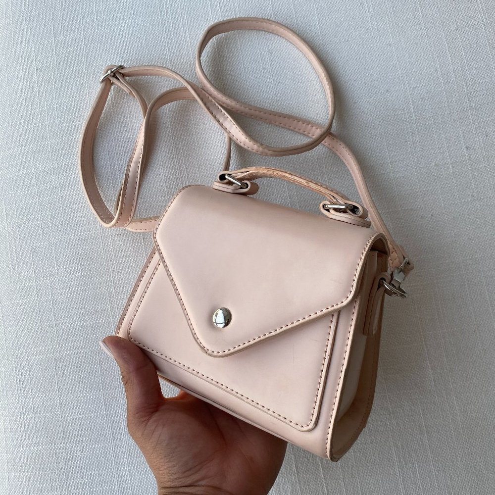 Urban Outfitters Pink Small Handbag Bag with Long Strap